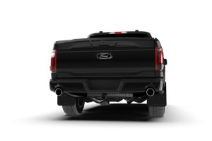 Ford F-150 Mud Flaps - Rally Armor - UR Black Flap/Metallic Black Logo - Black - `21-`25 Ford F-150 Mud Flaps - Rally Armor - UR Black Flap/Metallic Black Logo - Black - `21-`25